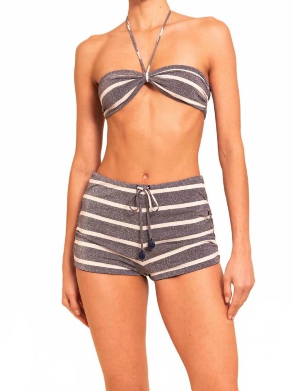 Azulu New With Tags Kendra Navy Stripe Shorts Mini Shorts